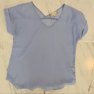Light blue blouse